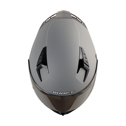 CASCO SHAFT SH-526SP SOLID MATE GRIS NEGRO VISOR IRIDIUM