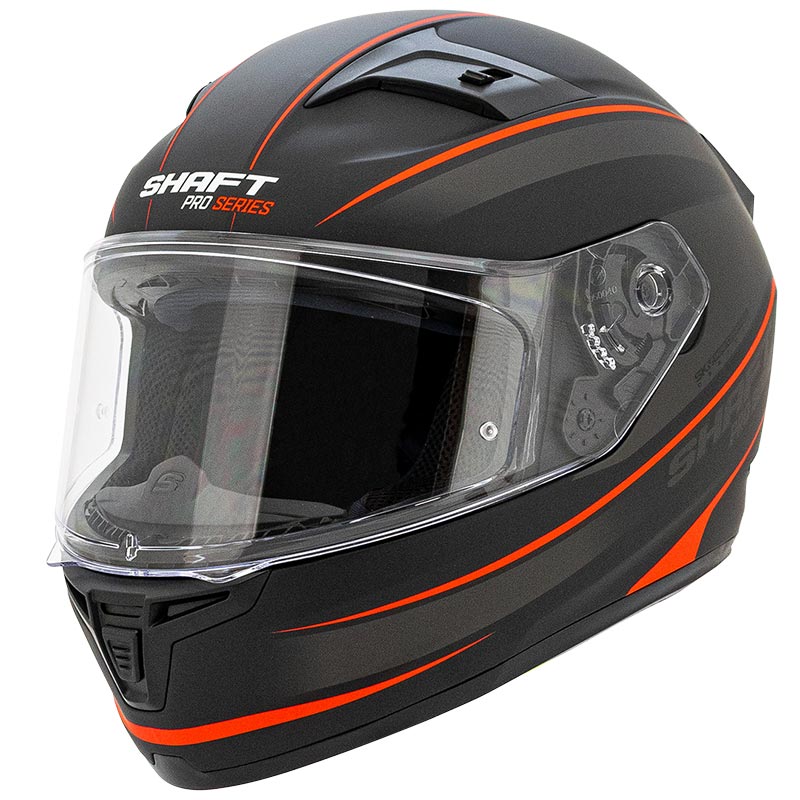 CASCO SHAFT SH-545PRO EXTREME MATE NEGRO ROJO