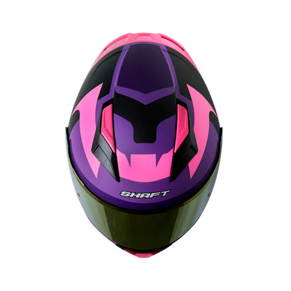 CASCO SHAFT SH-582SP EVO MIXTER MORADO FUCSIA VISOR IRIDIUM