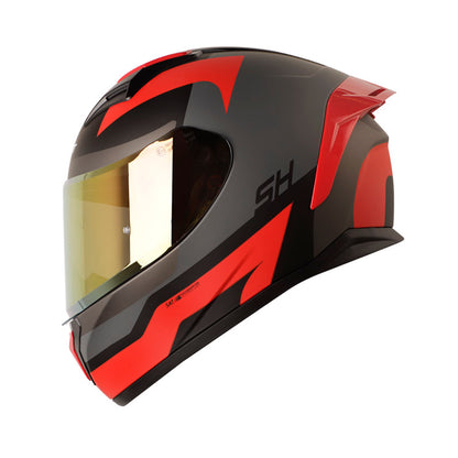 CASCO SHAFT SH-582SP EVO MIXTER MATE NEGRO ROJO IRIDIUM