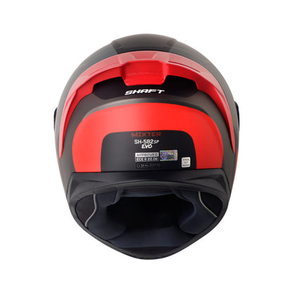 CASCO SHAFT SH-582SP EVO MIXTER MATE NEGRO ROJO IRIDIUM