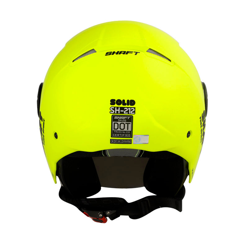 CASCO SHAFT SH-212 SOLID AMARILLO NEON NEGRO VISOR IRIDIUM