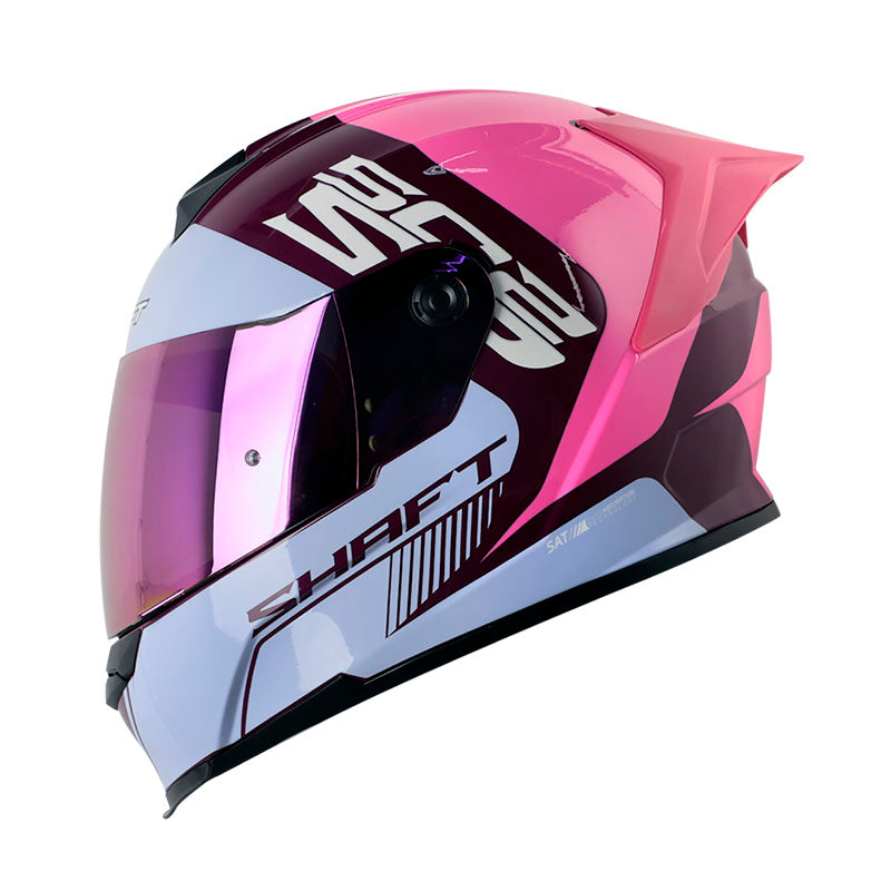 CASCO SHAFT SH-502SP SPIKES MORADO OSCURO MORADO CLARO