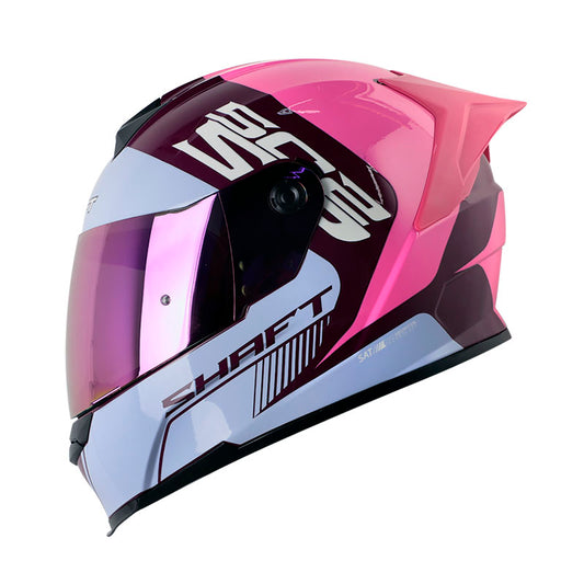CASCO SHAFT SH-502SP SPIKES MORADO OSCURO MORADO CLARO