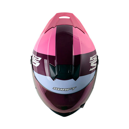 CASCO SHAFT SH-502SP SPIKES MORADO OSCURO MORADO CLARO