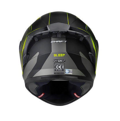 CASCO SHAFT SH-526SP BLEEP MATE NEGRO AMARILLO NEON SM