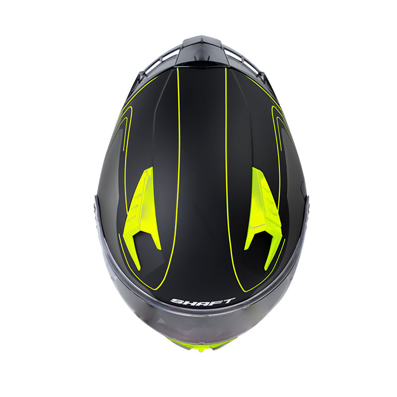 CASCO SHAFT SH-526SP BLEEP MATE NEGRO AMARILLO NEON SM