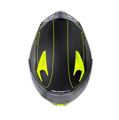 CASCO SHAFT SH-526SP BLEEP MATE NEGRO AMARILLO NEON SM