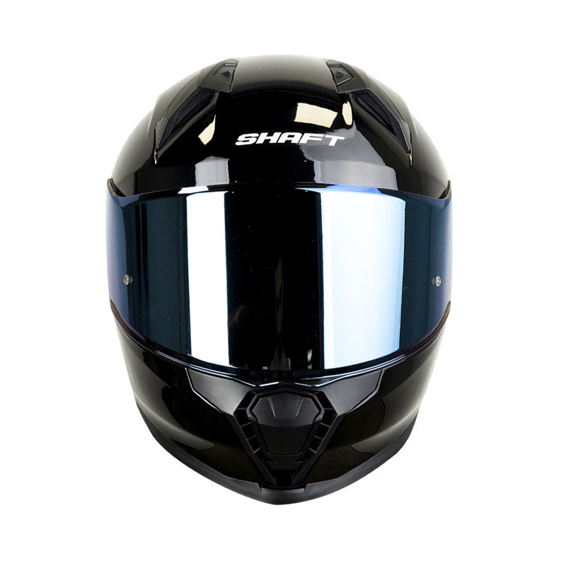 CASCO SHAFT SH-560 SOLID NEGRO AMARILLO NEON VISOR IRIDIUM