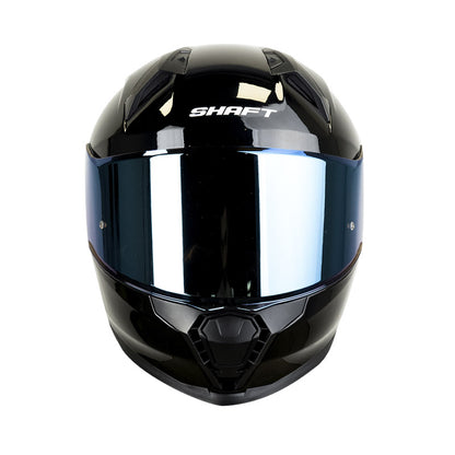 CASCO SHAFT SH-560 SOLID NEGRO AMARILLO NEON VISOR IRIDIUM