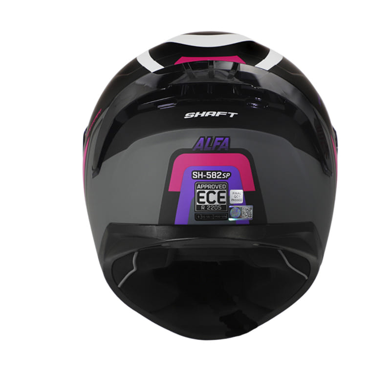 CASCO SHAFT SH-582SP ALFA MATE NEGRO MORADO NEON