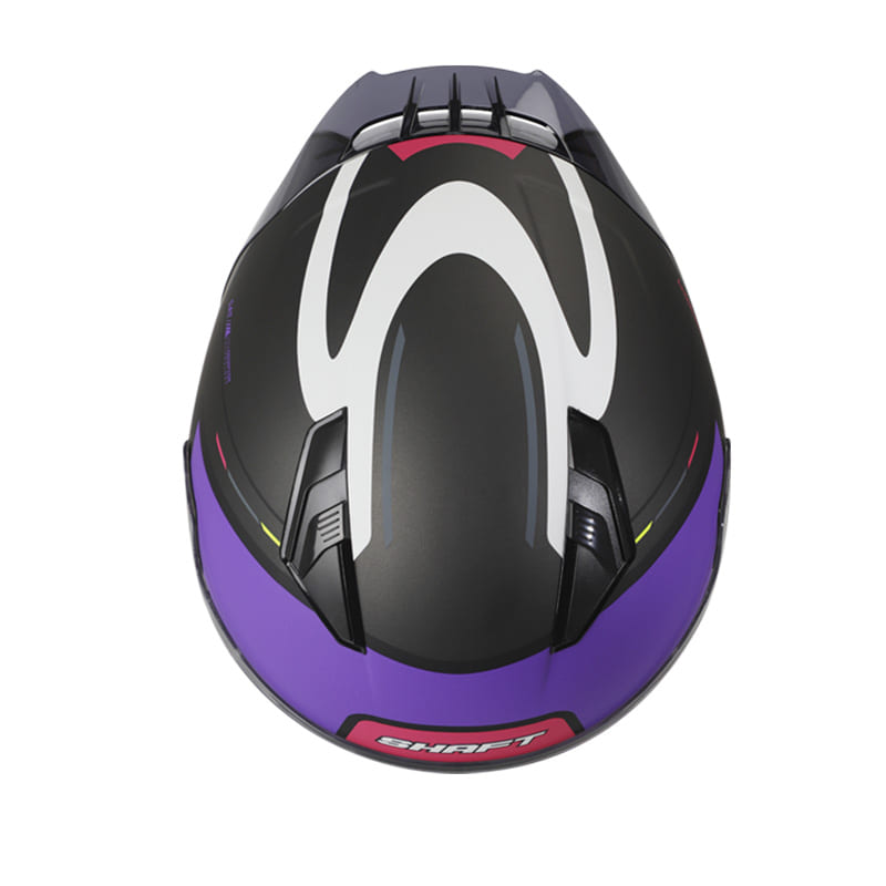 CASCO SHAFT SH-582SP ALFA MATE NEGRO MORADO NEON