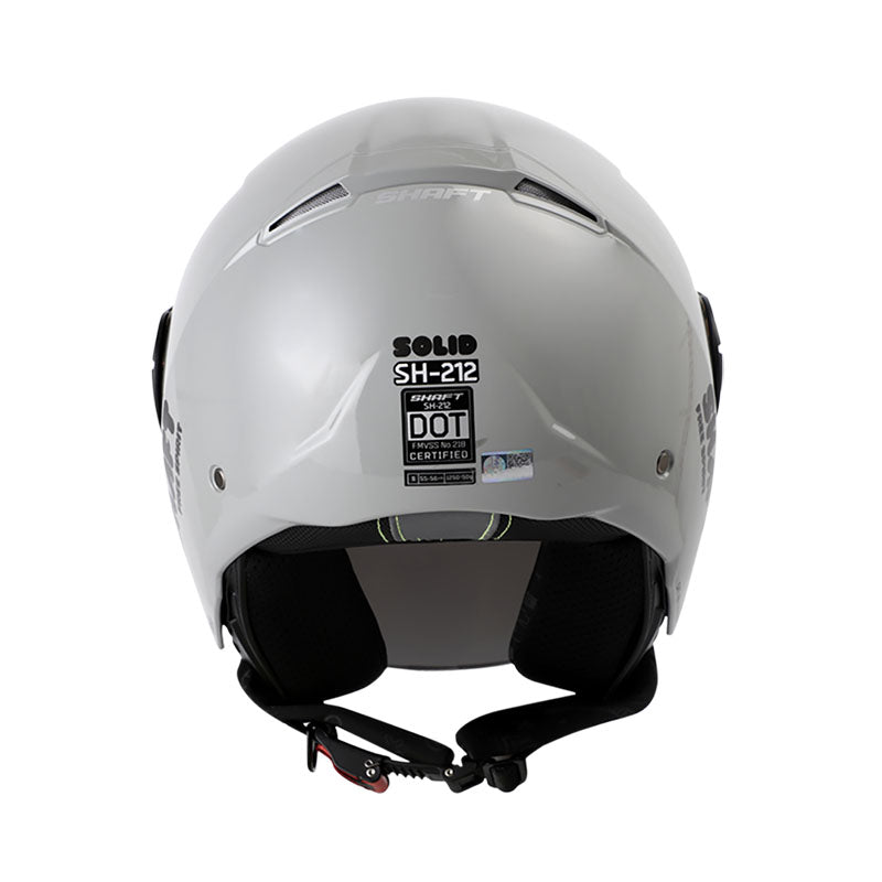 CASCO SHAFT SH-212 SOLID GRIS CLARO NEGRO VISOR IRDIUM
