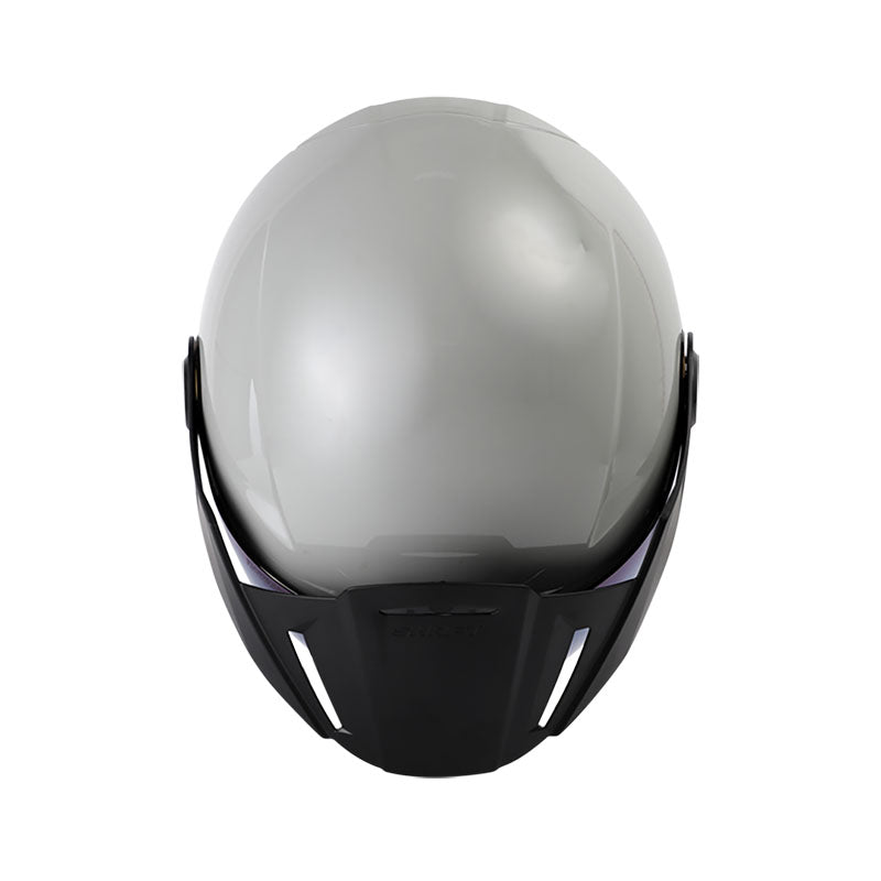 CASCO SHAFT SH-212 SOLID GRIS CLARO NEGRO VISOR IRDIUM