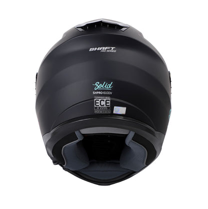 CASCO SHAFT SH-610DV PRO SOLID MATE NEGRO TURQUESA IRIDIUM