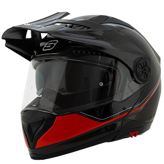 CASCO SHAFT SH-3700DV HALFTIME NEGRO ROJO