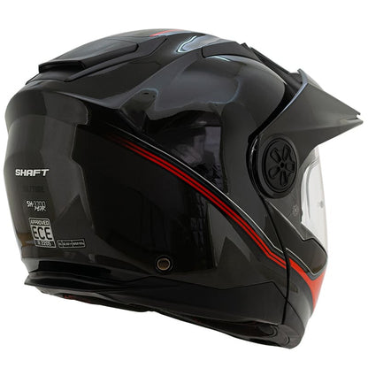 CASCO SHAFT SH-3700DV HALFTIME NEGRO ROJO