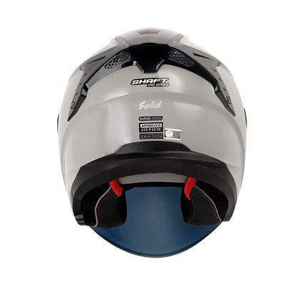 CASCO SHAFT SH-240DV PRO SOLID GRIS NARDO NEGRO VISOR IRIDIUM