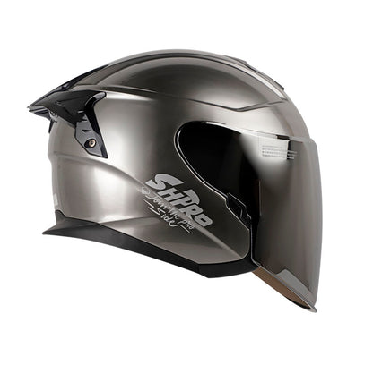 CASCO SHAFT SH-240DV PRO SOLID MATE SILVER VISOR PLATA