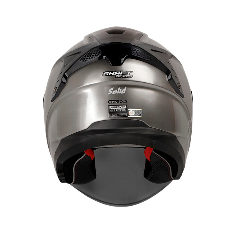 CASCO SHAFT SH-240DV PRO SOLID MATE SILVER VISOR PLATA