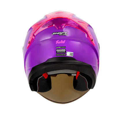 CASCO SHAFT SH-240DV PRO SOLID MORADO FUCSIA VISOR IRIDIUM