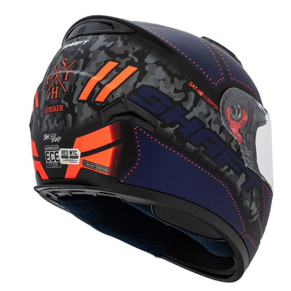 CASCO SHAFT SH-581EVO STRIKE MATE NEGRO AZUL