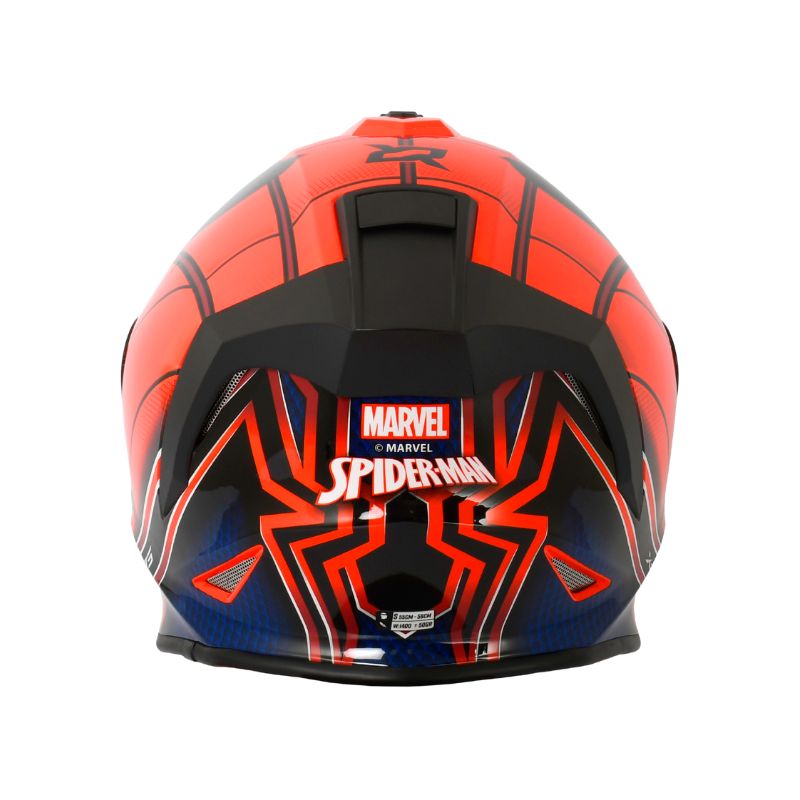 CASCO X-SPORTS V151 SPIDERMAN ROJO VISOR HUMO