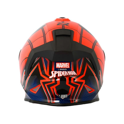 CASCO X-SPORTS V151 SPIDERMAN ROJO VISOR HUMO
