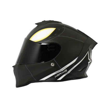 CASCO X-SPORTS V151 SPIDERMAN MATE NEGRO VISOR HUMO