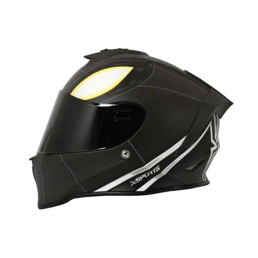 CASCO X-SPORTS V151 SPIDERMAN MATE NEGRO VISOR HUMO