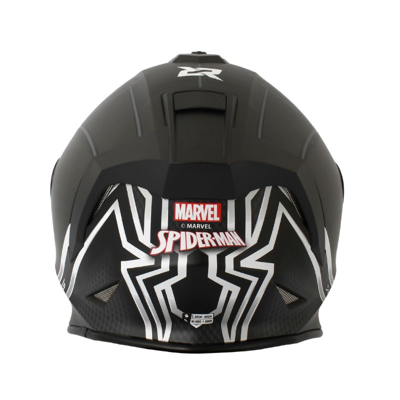 CASCO X-SPORTS V151 SPIDERMAN MATE NEGRO VISOR HUMO