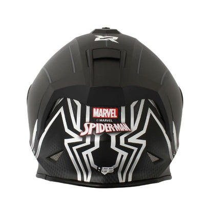 CASCO X-SPORTS V151 SPIDERMAN MATE NEGRO VISOR HUMO