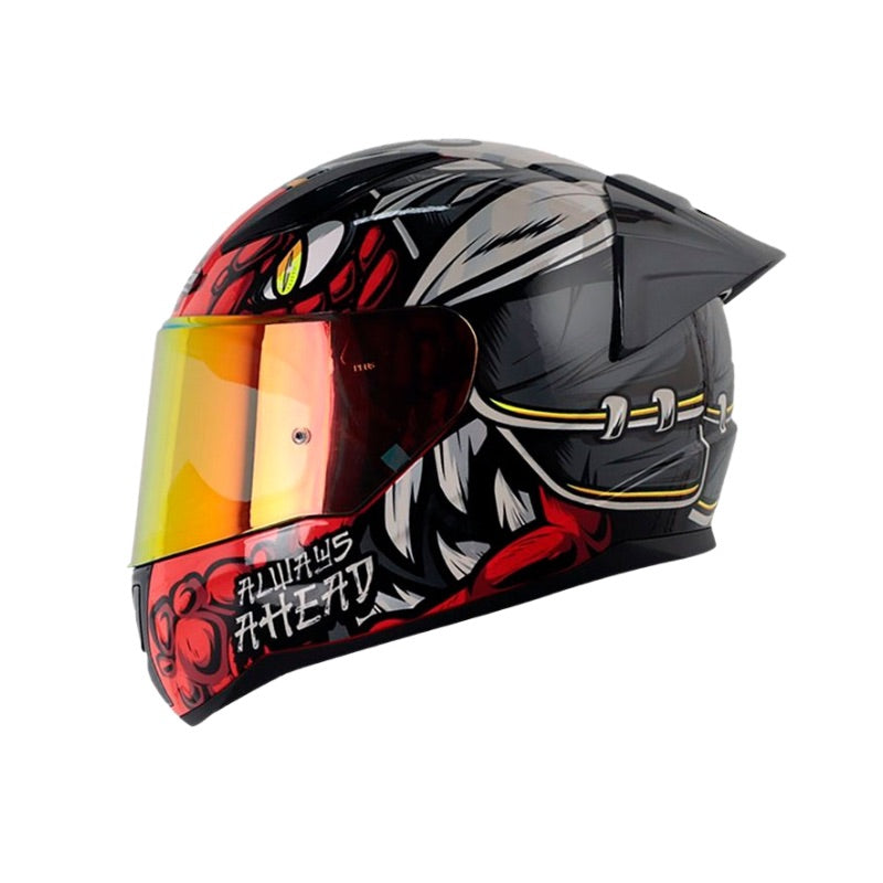 CASCO LS2 FF353 DRILLO X GRIS ROJO VISOR IRIDIUM ROJO