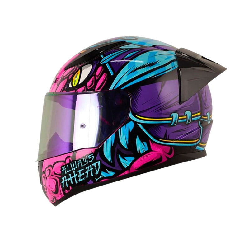CASCO LS2 FF353 DRILLO X MORADO FUCSIA VISOR IRIDIUM FUCSIA