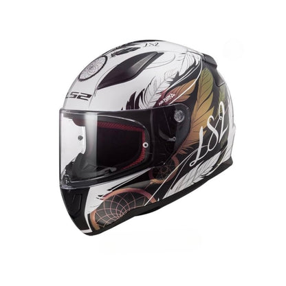 CASCO LS2 FF353SP BOHO BLANCO NEGRO FUCSIA