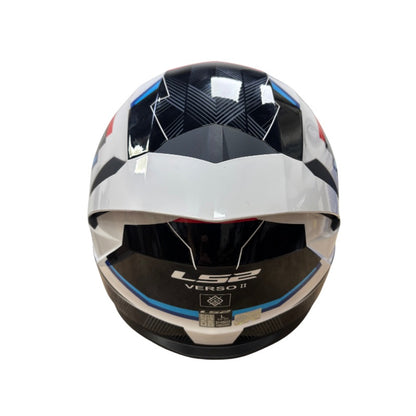 CASCO LS2 OF618 AIR BLANCO AZUL ROJO