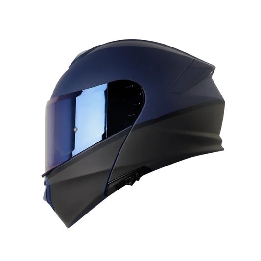 CASCO SHAFT SH-4000DV PRO ACRU MATE AZUL OSCURO NEGRO