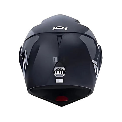 CASCO ICH ICH-3110DV GINEX MATE NEGRO GRIS VISOR RAMDOM