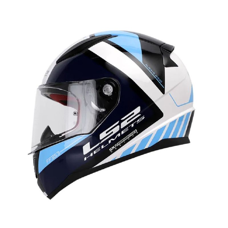 CASCO LS2 FF353 BLINK BLANCO AZUL