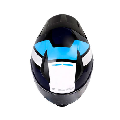 CASCO LS2 FF353 BLINK BLANCO AZUL