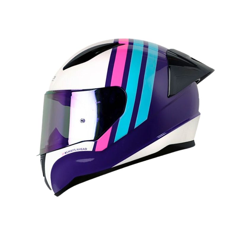 CASCO LS2 FF353 SHELLEY MORADO FUSCIA VISOR IRIDIUM MORADO