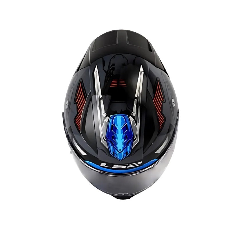 CASCO LS2 FF353SP ROBOT GRIS ROJO