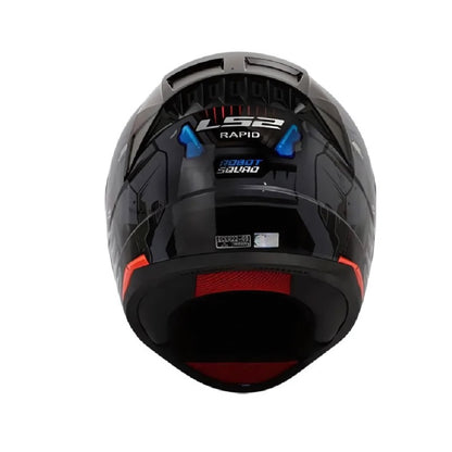 CASCO LS2 FF353SP ROBOT GRIS ROJO