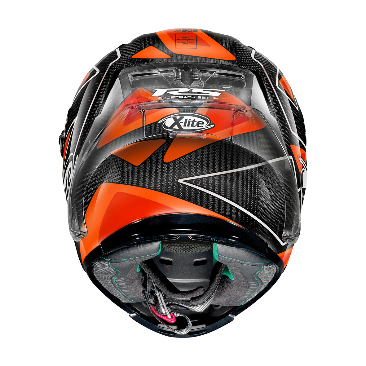 CASCO X-LITE X-803RS ULTRA CARBON PETRUCCI (047) NARANJA