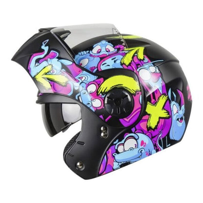 CASCO ICH ICH-3110S ZOO MATE NEGRO FUCSIA
