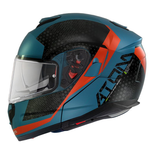 CASCO MT ATOM SV ADVENTURE MATE AZUL