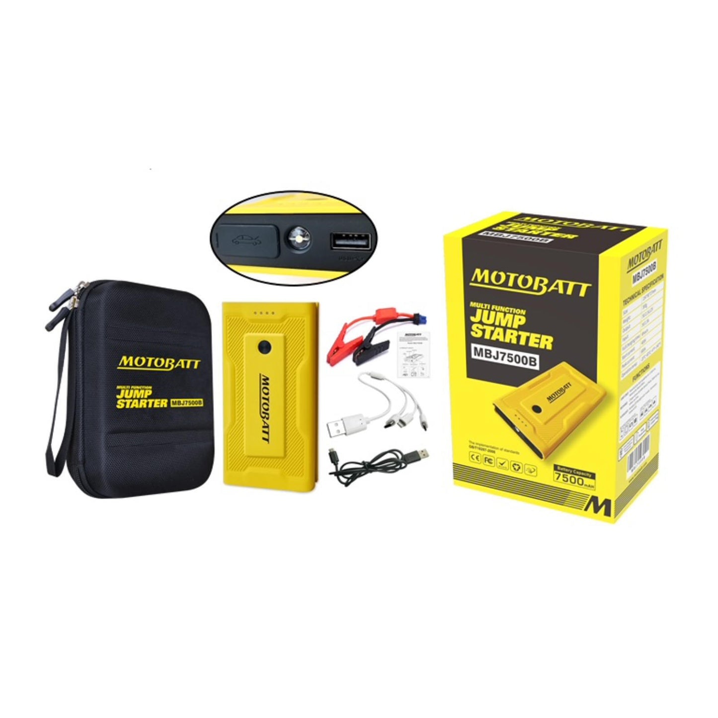 BATERÍA JUMP STARTER MBJ7500B MOTOBATT