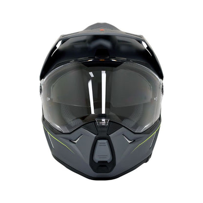 CASCO SPARTAN WOLF MATE AMARILLO NEON
